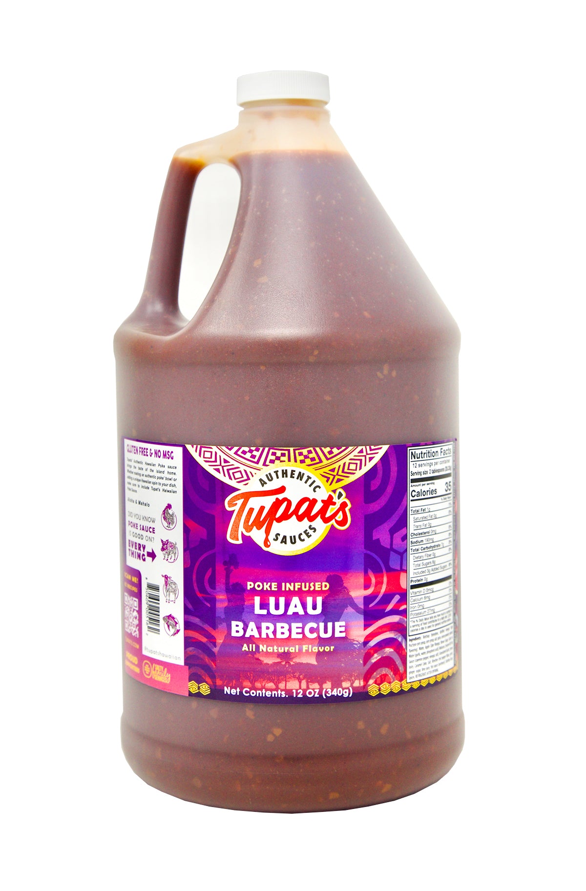 Tupat’s Hawaiian Luau BBQ Poke Sauce- 1 Gallon